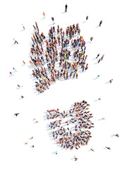 People in the form of a trace   sole