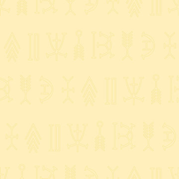 seamless background with nsibidi symbols