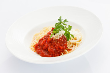 pasta with tomato sauce