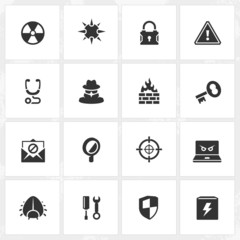 Antivirus and Security Icons