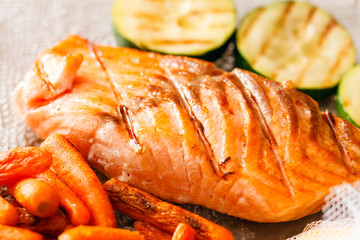 roasted salmon