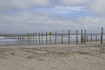 Fenced Off Beach