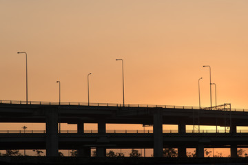 Silhouette toll way