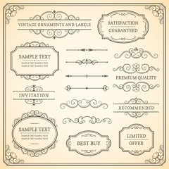 Vintage Ornaments and Labels