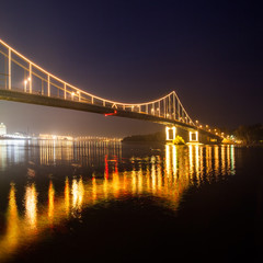 Footbridge in Kiev. Ukraine