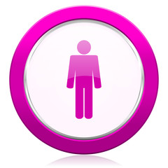 male violet icon male gender sign