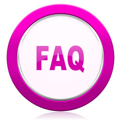 faq violet icon