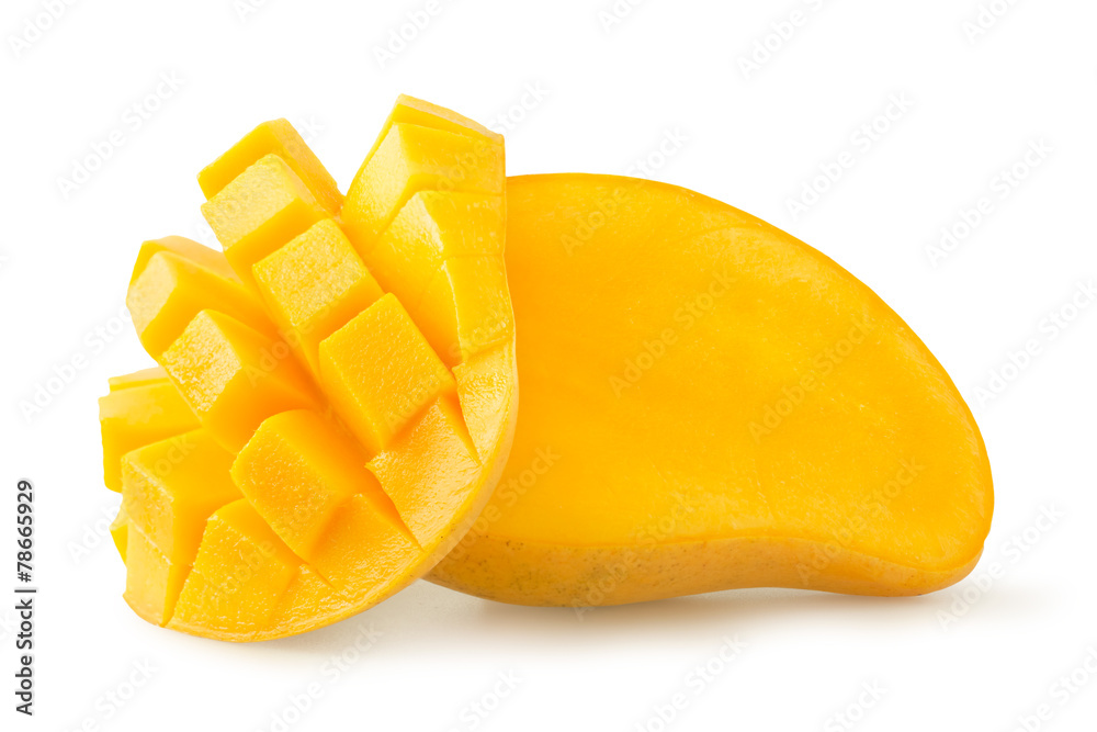 Sticker Mango isolated on white background