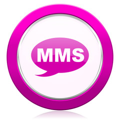 mms violet icon message sign