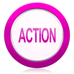 action violet icon