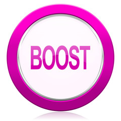 boost violet icon