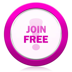 join free violet icon