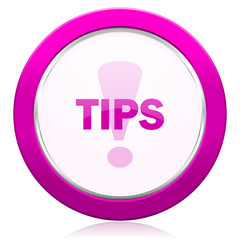 tips violet icon