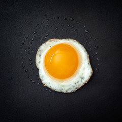 Fried quail egg