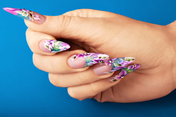Fototapeta premium Art nail design.