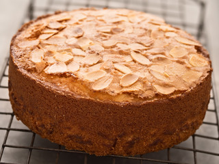 rustic swedish almond cake
