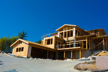 New house construction