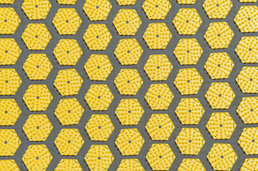 top view of acupuncture pad