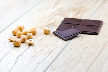 Hazelnuts and chocolate morning