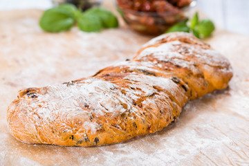 Ciabatta with dried Tomatoes