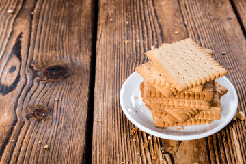 Portion of Butter Biscuits