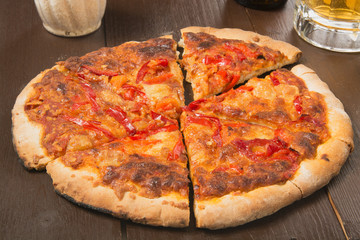 Sicilian style pizza