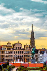 Fototapeta premium Cityscape of Brussels