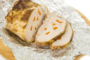 Homemade baked ham