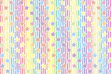 背景素材壁紙,虹,虹色,レインボー,七色,カラフル,星,スター,星柄,星屑,銀河,星雲,空,青空,天の川,天の河,模様,パターン