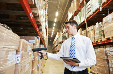 manager in warehouse