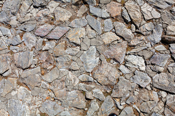 detail of cobblestone path