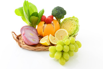 新鮮な野菜と果物