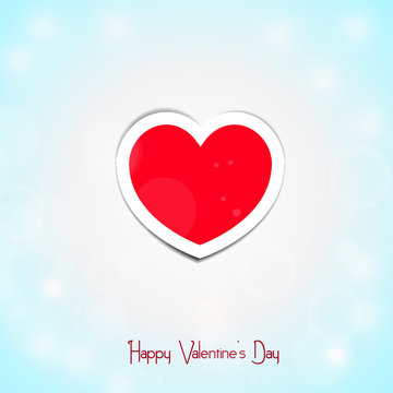Valentines heart. Vector illustration