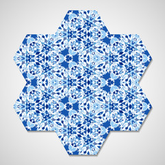 Seamless pattern consisting of abstract elements