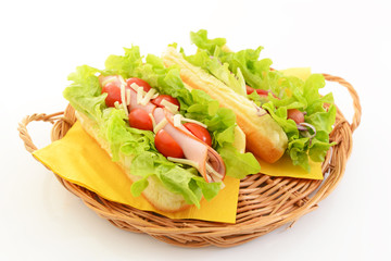 おいしそうなサンドイッチ