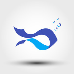 blue fish logo
