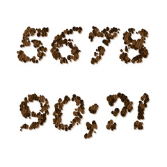 coffee seed font