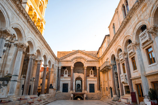 Cathedral square in Split city