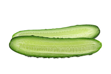 Cucumber vegetable on white