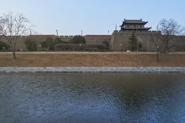 Keuken spatwand met foto the ancient city wall of xi'an © lujing