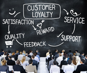 Customer Loyalty Satisfaction Support Strategy Concept