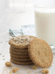 Homemade oatmeal cookies