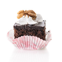 Fresh and Sweet Dessert Cakes Isolated