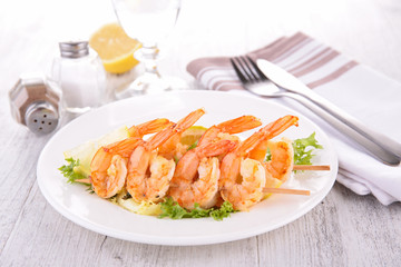 grilled shrimp