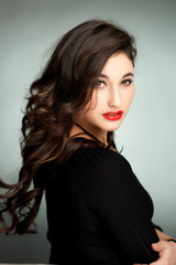 Fototapeta premium Beautiful hispanic model