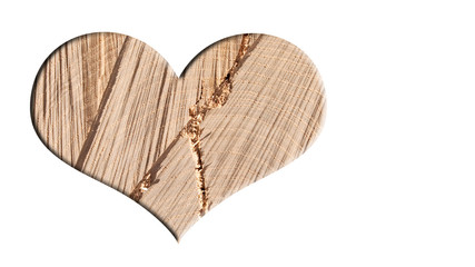 holzherz, liebe