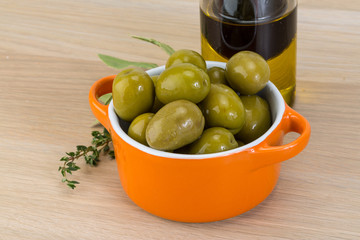 Green olives