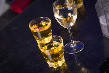 glasses of wine