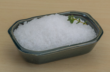 Sea salt crystal