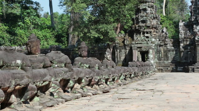 Preah Khan Temple (12th Century) in Angkor Wat, Siem Reap, 